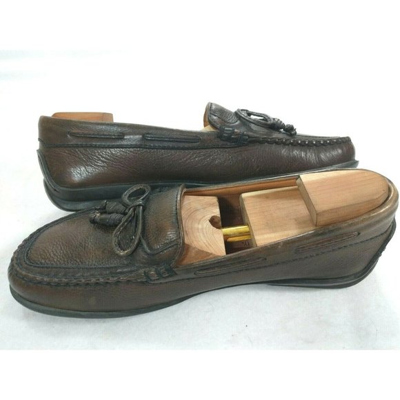 Johnston Murphy Passport Brown Tassel Bow 9.5 main image 8